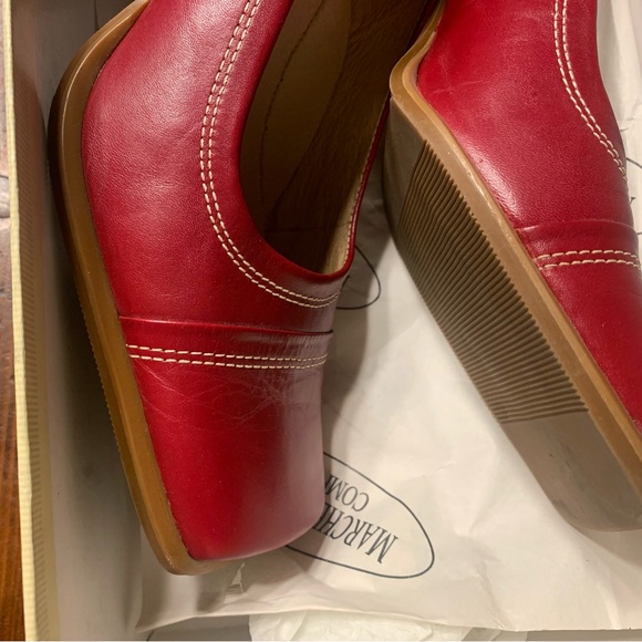 ❤️🔥New red leather heel shoe in box HushPuppies❤️ - Picture 5 of 16
